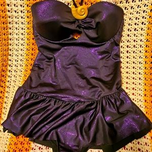 Disney Villain "Ursula" shimmer swim suit *NWOT* Never been worn